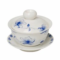 Gaiwan White Lotus 3dlg 140ml-blue