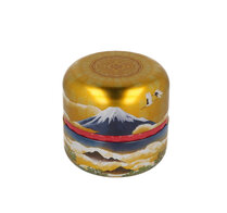 Temari canister Fuji Gold with inner lid 50-80g
