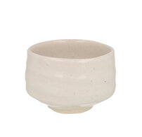 Chawan/Matcha bowl oribe-yaki White