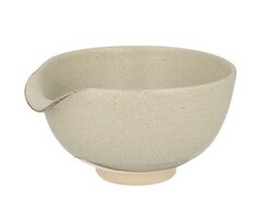Chawan/Matcha bowl Grey White